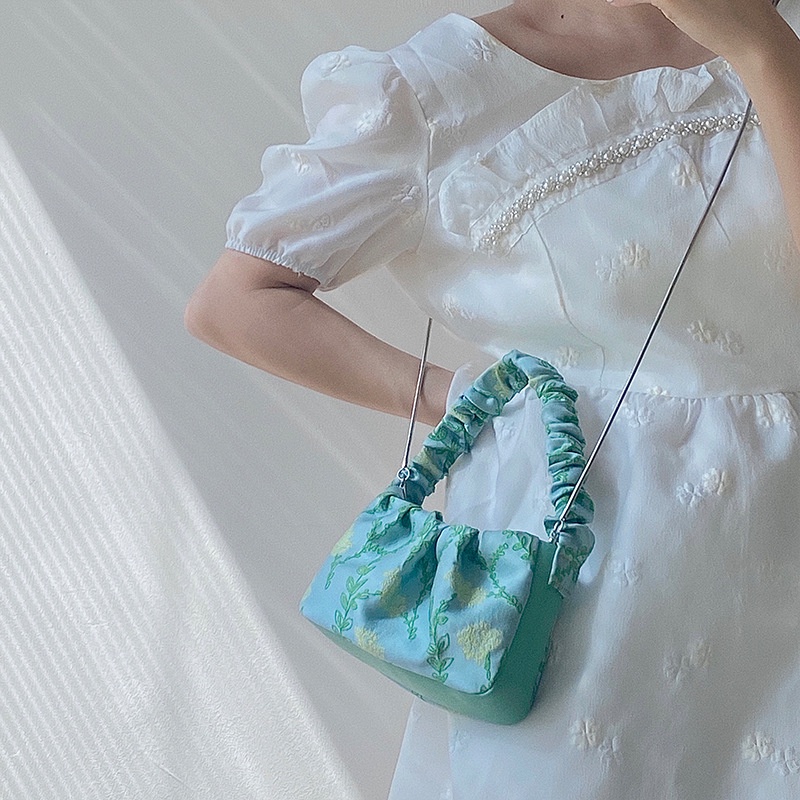 Túi Xách Đeo Vai Xếp Ly Mẫu Mới 2022