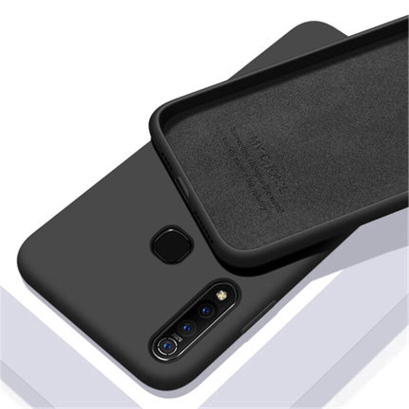 Ốp điện thoại silicon mềm lót sợi nhỏ cho Vivo Y11 2019 Y12 Y15 Y17 Y19 U3 S1 S1 Pro