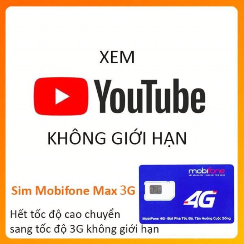 Sim 4G [Mobifone IPHN2] MAX KHÔNG GIỚI HẠN DUNG LƯỢNG DATA DÙNG TOÀN QUỐC