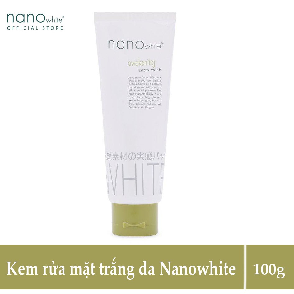 Sửa rửa mặt trắng da Nano White