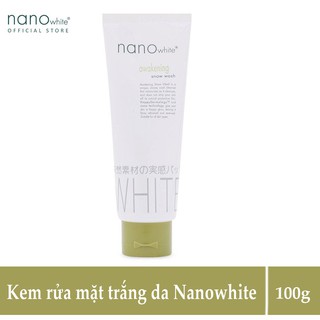 Sửa rửa mặt trắng da Nano White