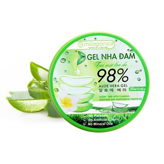 Gel Dưỡng Ẩm Nha Đam Milaganics 300ml