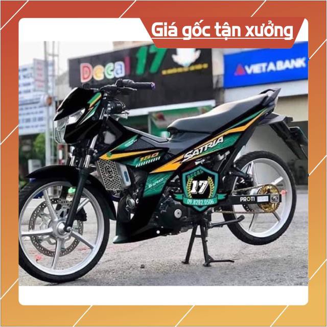 Tem rời Satria 150 tem 3 lớp ko bay màu