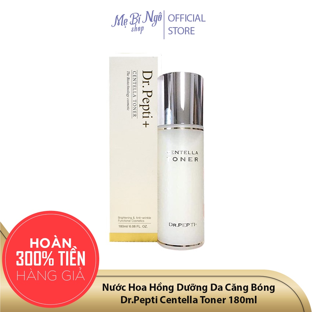 Nước Hoa Hồng Dưỡng Da Căng Bóng Dr.Pepti Centella Toner 180ml Hàn Quốc