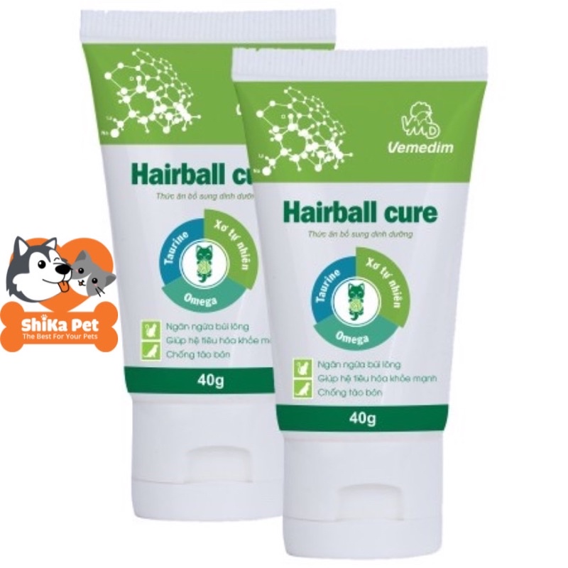 Gel Tiêu Búi Lông Cho Mèo Hairball Cure 40g