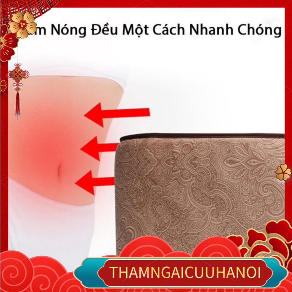 Đai bụng ngải cứu chườm nóng bụng,giảm mỡ,giảm đau mỏi vùng cột sống lưu thông khí huyết