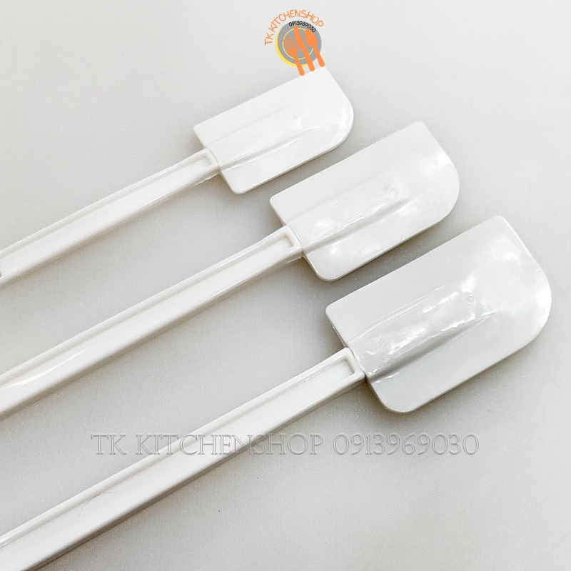 Dụng Cụ Làm Bánh – Vét Bột Silicon Chất Lượng Tốt – 3 kích thước/  Spatula phới trộn bột, phới dẹt silicon