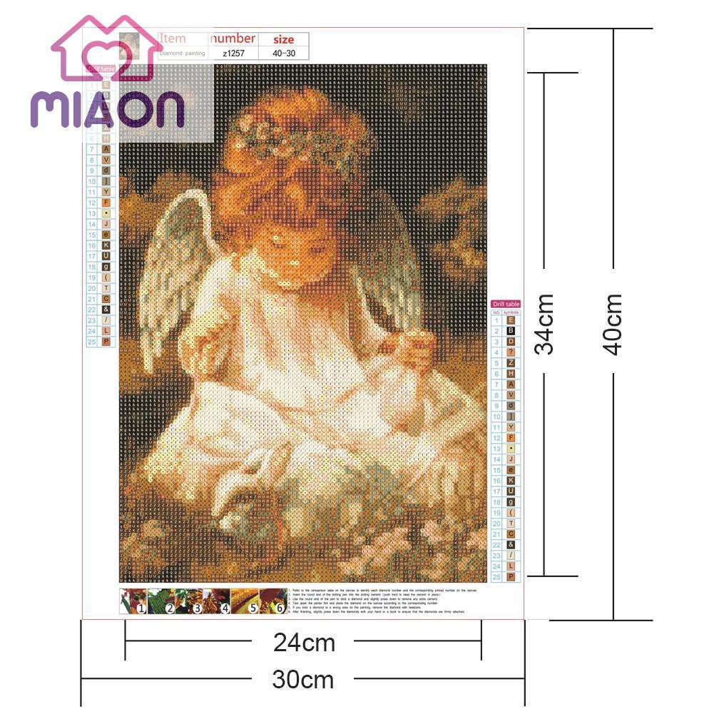 5D DIY Full Drill Diamond Painting Angel Embroidery Mosaic Craft Kits Decor