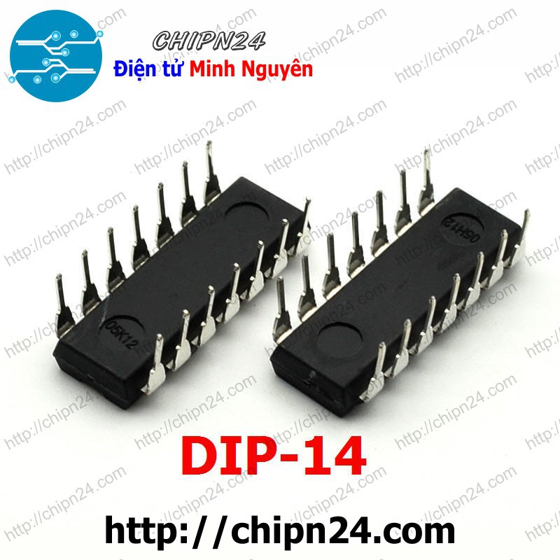 [2 CON] IC 74LS74 DIP-14 (SN74LS74N 7474)