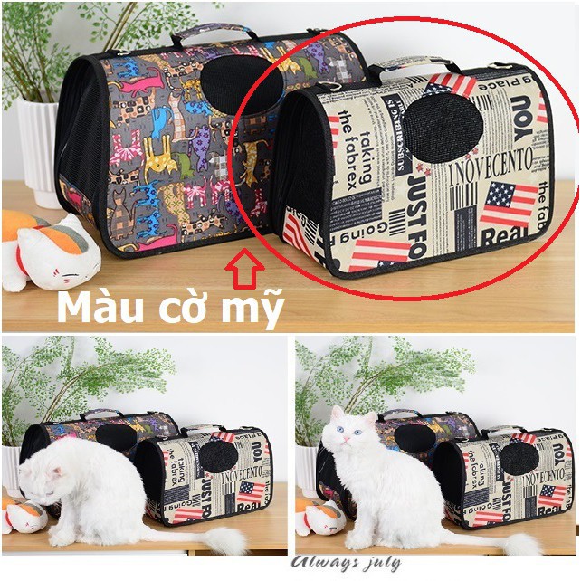 HCM- Túi Cứng - Túi Vận chuyển chó mèo thích hợp vận chuyển thú cưng  từ 1- 7kg  balo chó