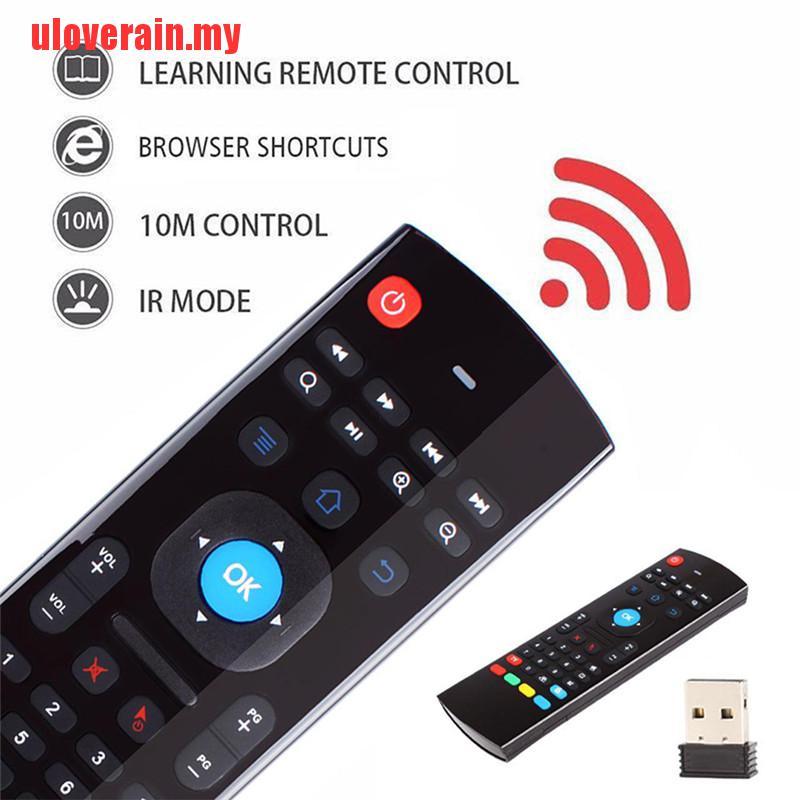 Điều Khiển Chuột Bay Mx3 Không Dây Cho Android Tv Box