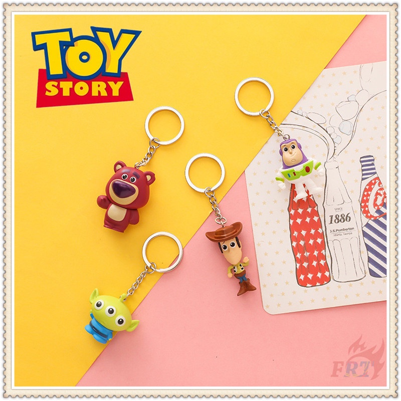 Móc Khóa Hình Nhân Vật Toy Story Woody / Buzz Lightyear / Lotso / Aliens