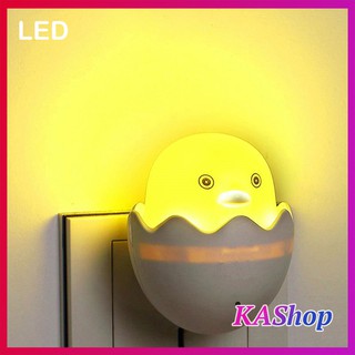 Đèn ngủ LED cảm ứng ánh sáng Gà con mini dễ thương