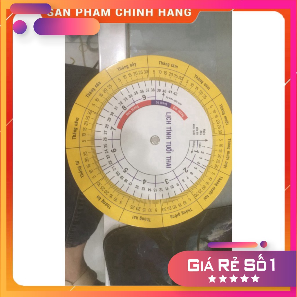 BẢNG, VÒNG XOAY TRÒN TÍNH TUỔI THAI