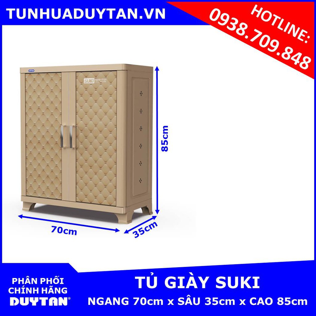 Tủ giày Suki Duy Tân 4 tầng (70 x 35 x 84 cm)