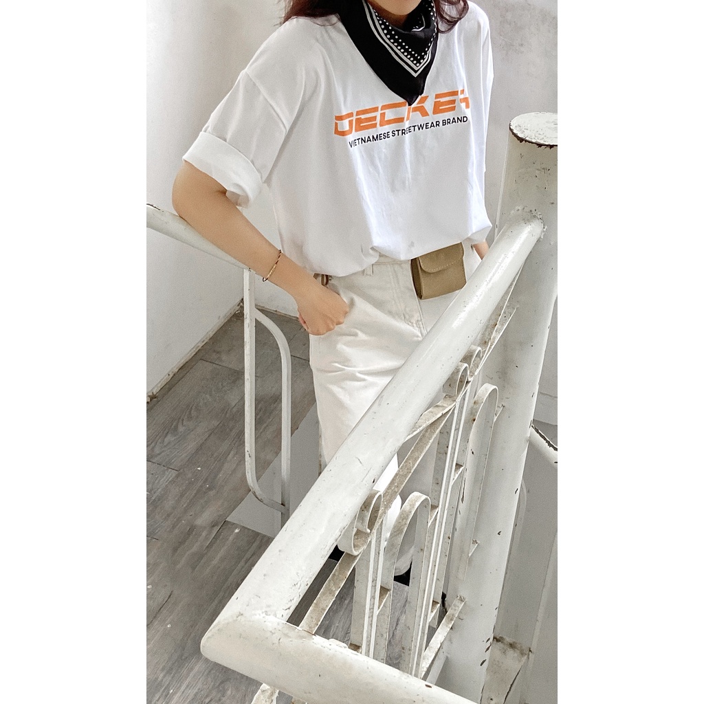 Áo Thun Cotton Unisex Nam Nữ Form Rộng Local Brand DECKEY SCRATCH