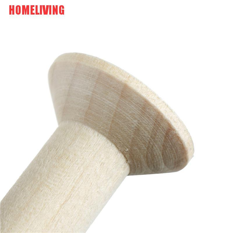 Bộ 10 Cuộn Chỉ Bằng Gỗ Kích Thước 47mmx31mm