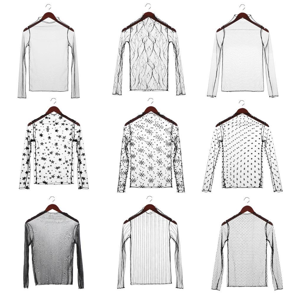 Áo Ren Lưới Thời Trang Quyến Rũ Cho Nữ