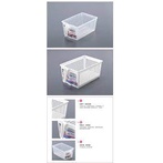 Khay đựng vật dụng đa năng Inomata Nhật Bản Nhựa cao cấp PP có tay cầm tiện lợi