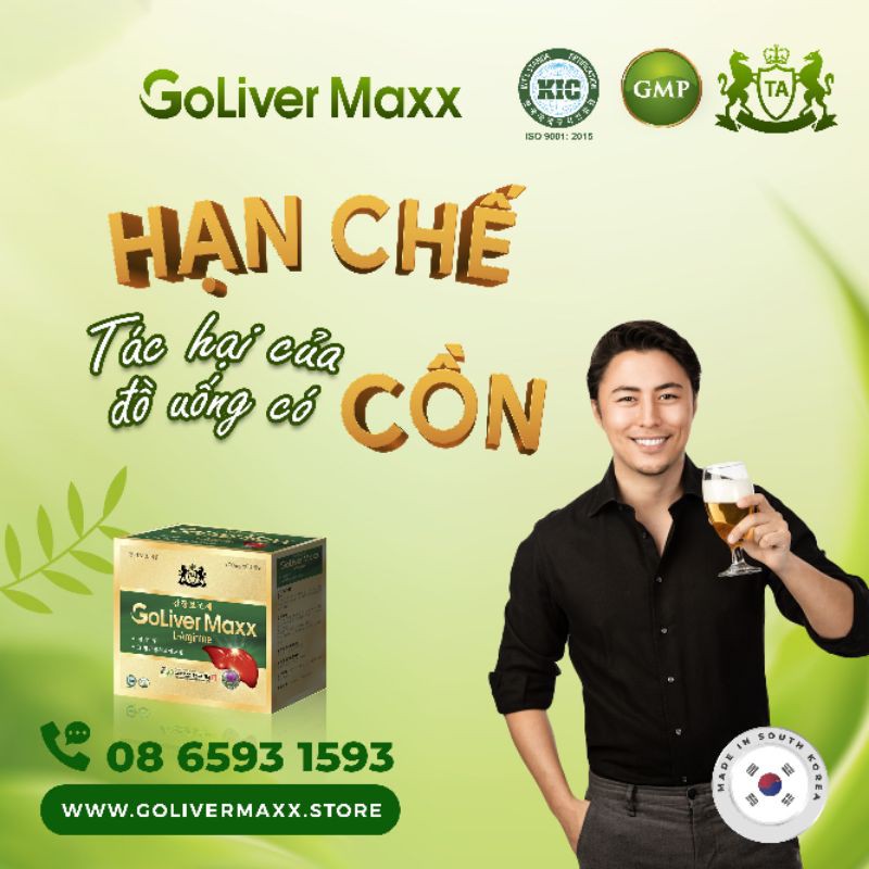 Golivermaxx - Giải độc gan & tăng cường chức năng gan