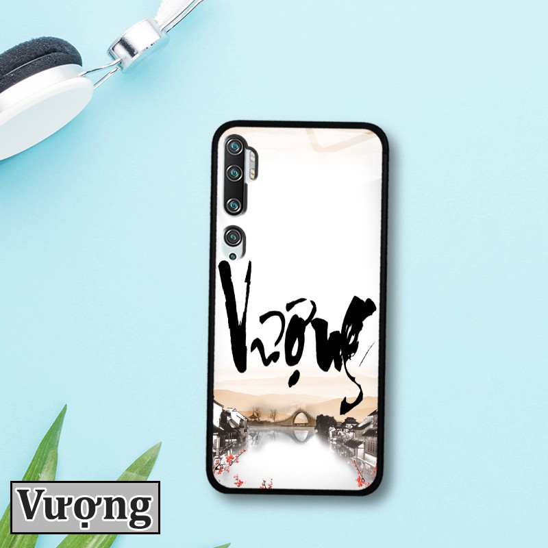 Ốp lưng kính 3D Xiaomi Mi Note 10/ Note 10 Pro - hình in chữ thư pháp ý nghĩa