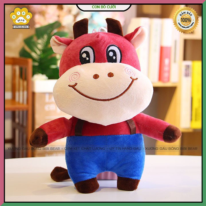 Gối ôm gấu bông con bò cười siêu ngộ nghĩnh đáng yêu, Gấu bông con bò cười, Gối ôm con bò cười
