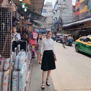 [CÓ SẴN SHIP NGAY] Chân Váy Xếp Ly Nhiều Dáng Ly Đẹp Thái Lan