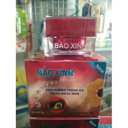 Kem bảo xinh Dưỡng Trắng Da Ngăn Ngừa Mụn 10g