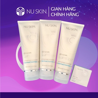 [TẶNG 1 ĐẦU MÁY FULL BOX] COMBO 3 Sữa Rửa Mặt Nuskin LumiSpa Chuyên Biệt Cho Từng Loại Da