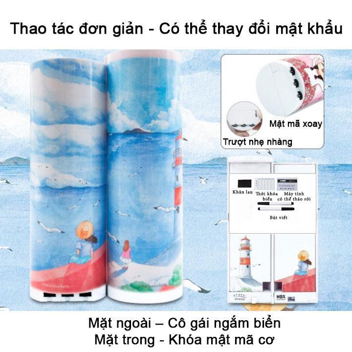 Hộp bút đa năng có mật khẩu