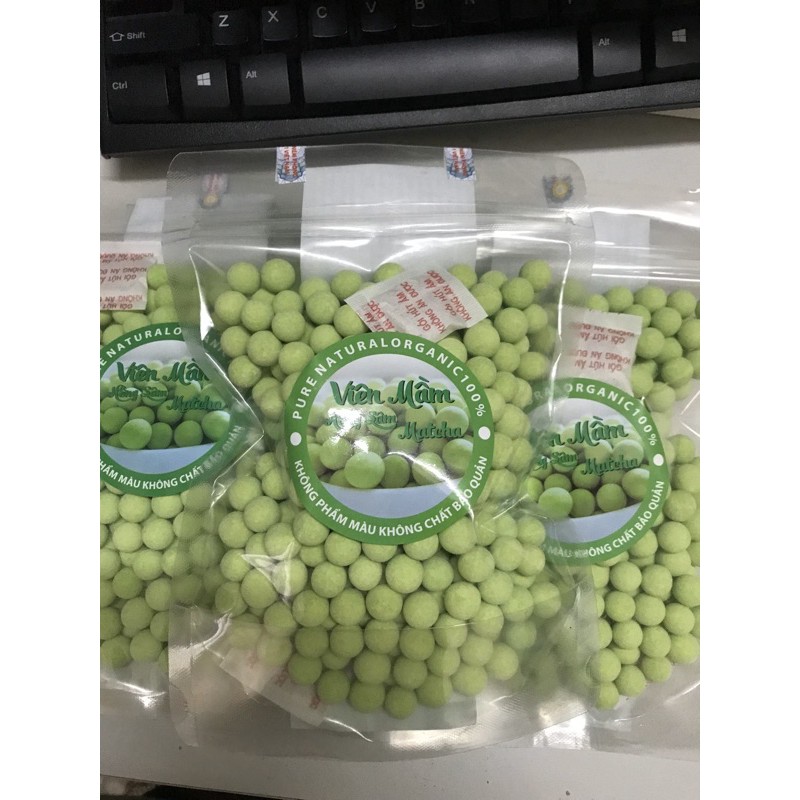 combo 22 túi viên mầm cacao, 4 túi viên mầm matcha