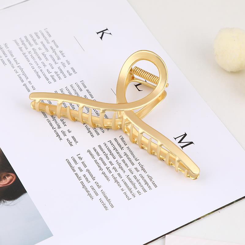 Kẹp tóc cỡ lớn chất liệu hợp kim cặp tóc nữ phong cách Hàn Quốc