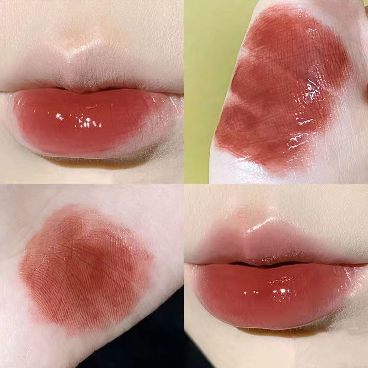 Son Bóng Nội địa Trung 3pcs Enjoy Wholesale Dạng Bùn Trong Suốt Lâu Trôi Màu Bóng Xinh Xắn PinkyFocus