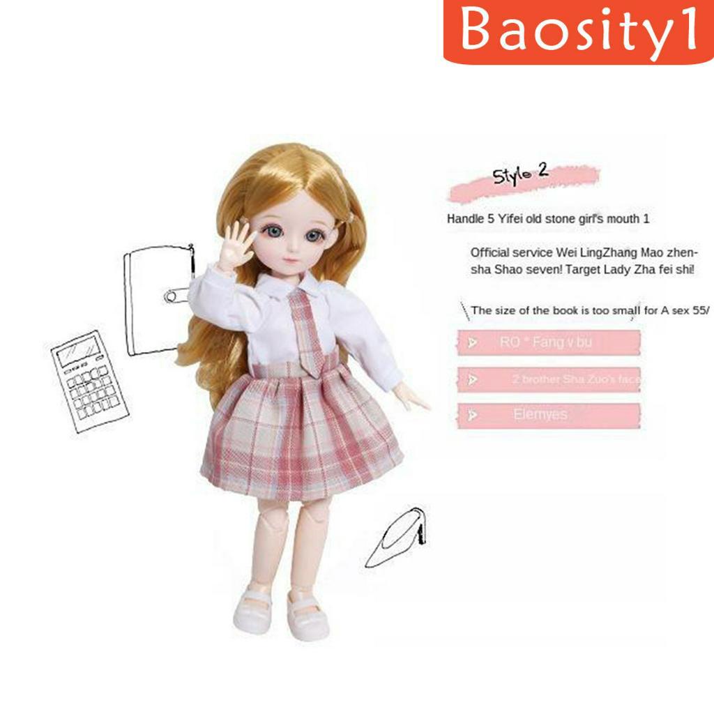 Búp Bê Baosity1 30cm Tỉ Lệ 1 / 6 Kèm Tóc Giả