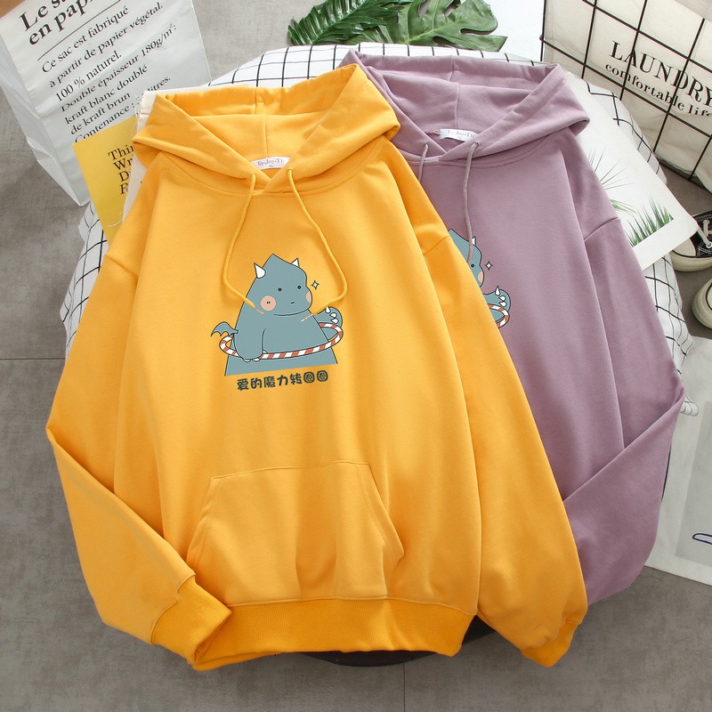 Áo hoodie khủng long lắc vòng HTH1120