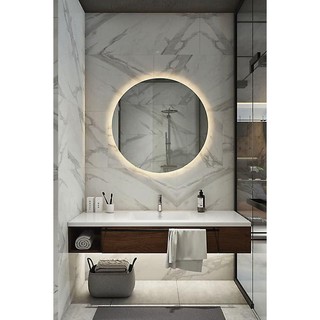 Gương đèn led phòng tắm sang trọng d40 cm