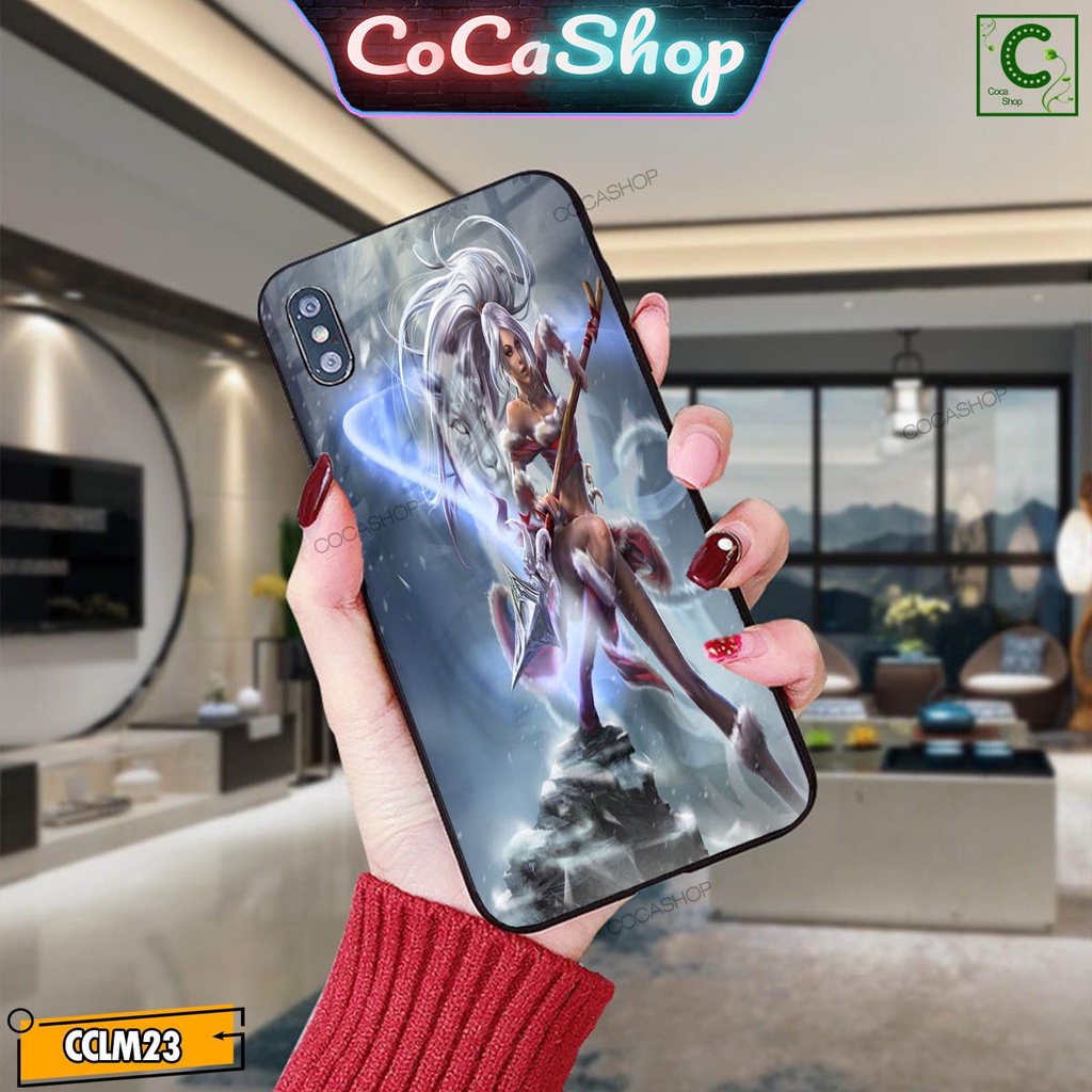 Ốp lưng iphone mặt kính in hình siêu nét  - Nhân vật tóc xám khói - 6/6plus/6s/6splus/7/7plus/8/8plu