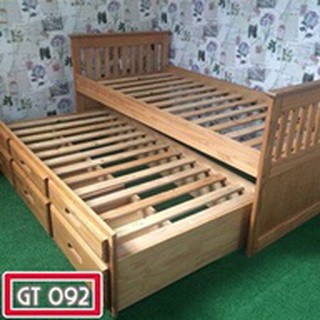 Giường Tầng Hộp Viking Gỗ Tự Nhiên- TN