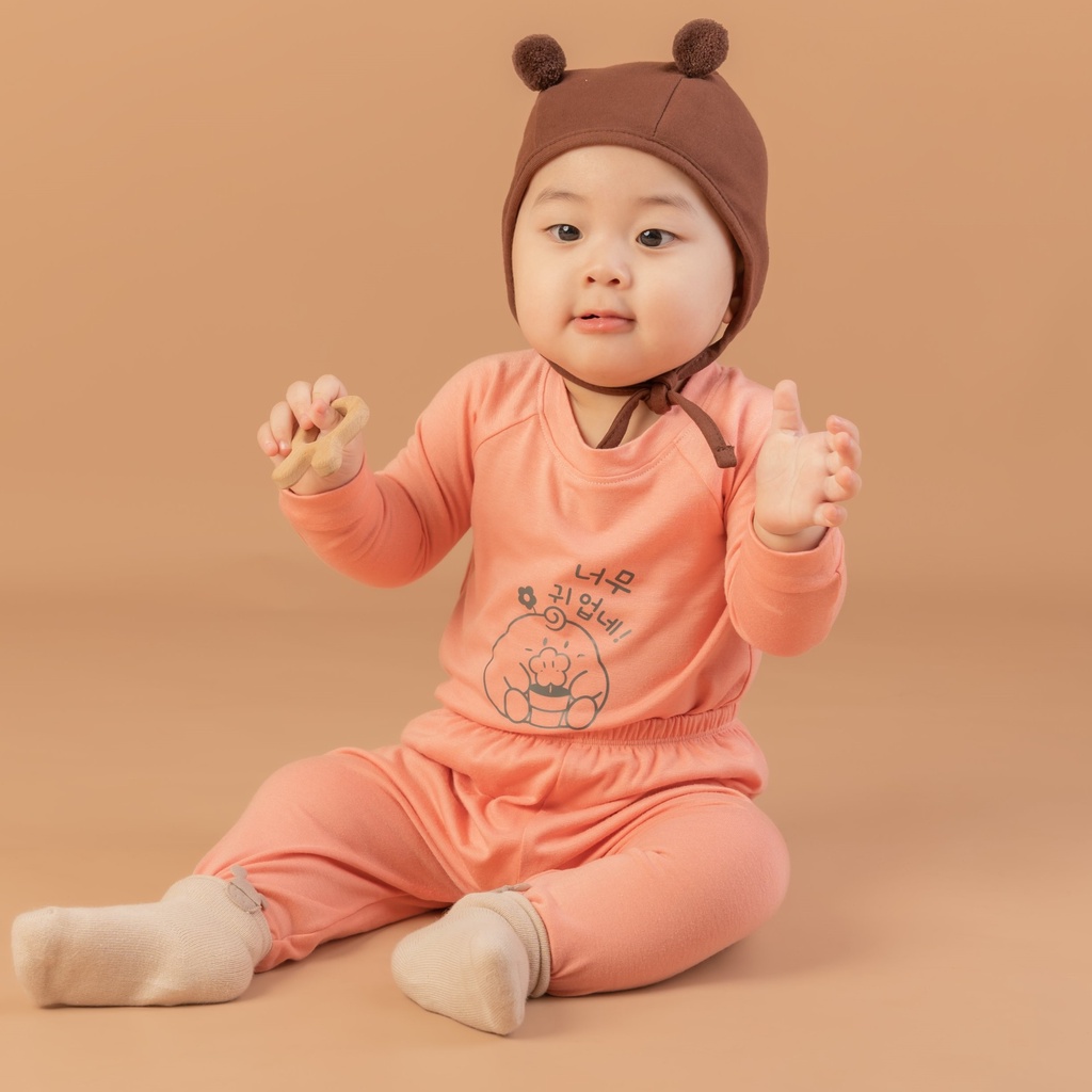 Punchun Bộ dài tay raglan AW2022D05