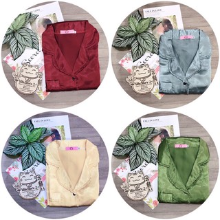 Đồ Bộ Pijama Lụa Bèo TNQD ( FreeSize 40kg-60kg)