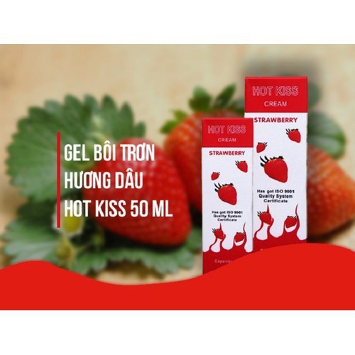 Gel Bôi Trơn Hot Kiss Hương Dâu Tây 50ml