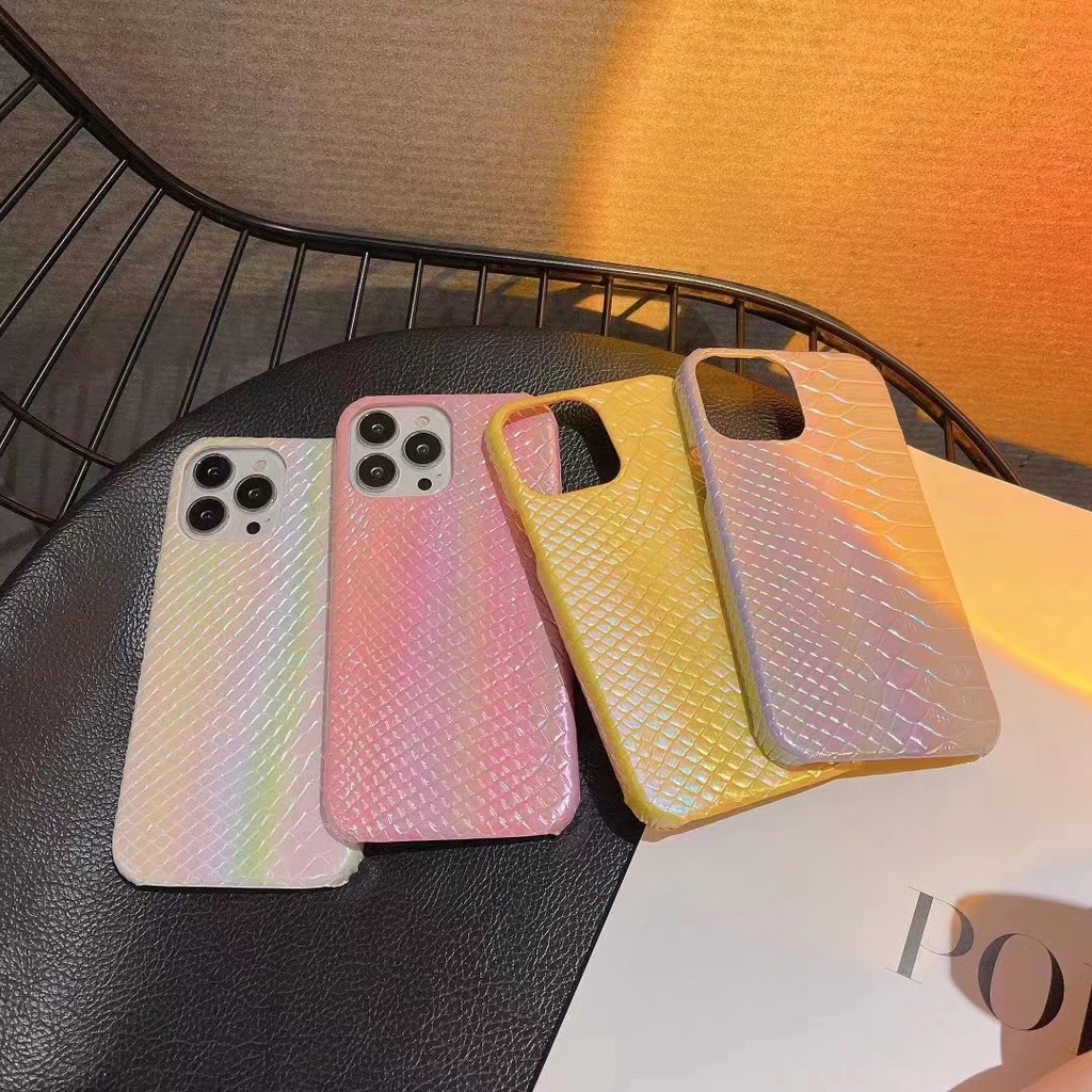 Ốp Điện Thoại Cứng Màu Laser Cho IPhone12promax X 6 6sp 7 8 plus XR Xs Max 11 Pro Max 13 Pro Max