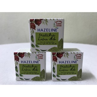 (HSD: 8/2021 )Set 5 Kem Nén Dưỡng Trắng HAZELINE 3g