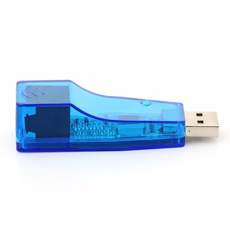 Đầu chuyển đổi cáp cổng USB 2.0 sang LAN RJ45 Ethernet mạng LAN cho máy tính bàn 10 / 100Mbps