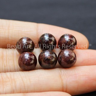 [1 Hạt] 8mm Loại B Đá Hồng Lựu (Gar.net) Dạng Tròn, Phối Vòng Tay Phong Thuỷ, Chuỗi Hạt, Hoả, Thổ S50 - Bead Art