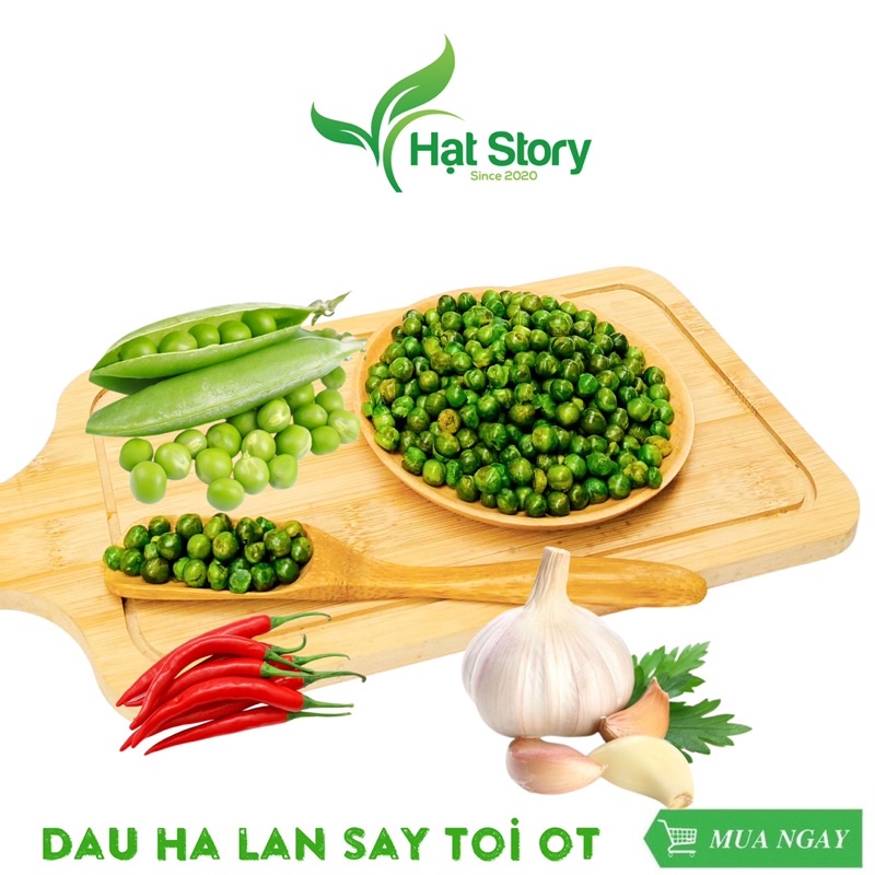 1kg Đậu Hà Lan Tỏi Ớt Siêu Ngon, Giòn, Thơm