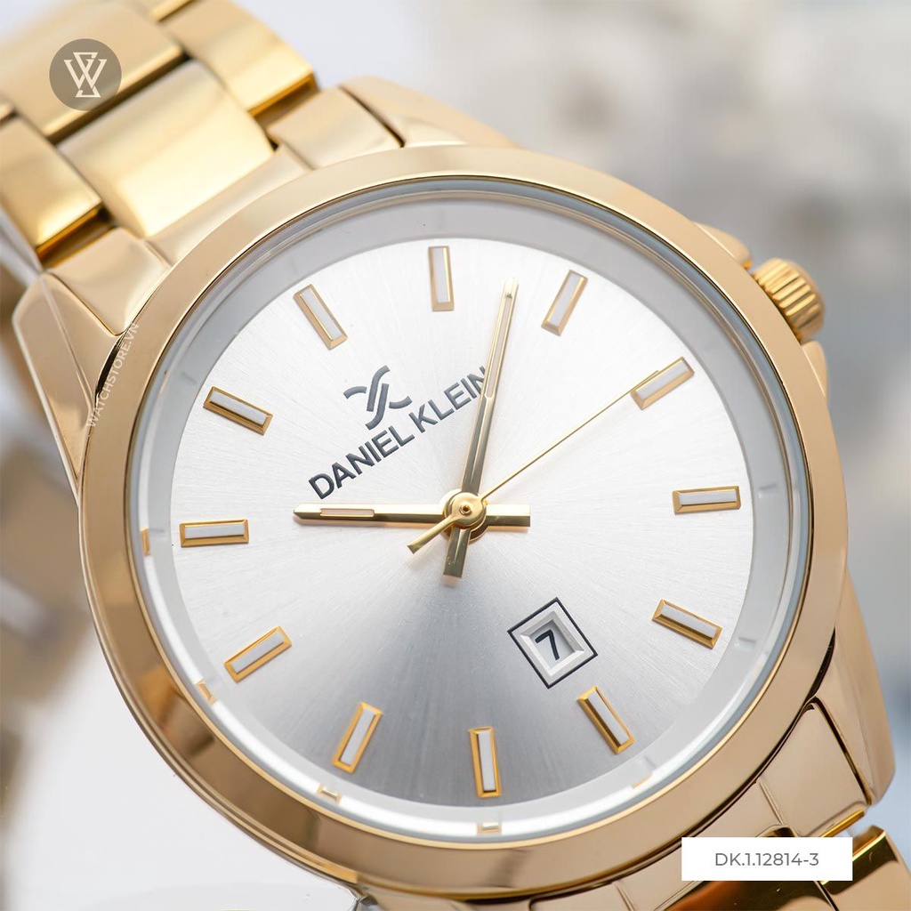 Đồng Hồ Quartz Nữ Daniel Klein WATCHSTORE DK.1.12814-3 Mặt Kính Khoáng 34mm, Dây Kim Loại, Vỏ Thép Không Gỉ