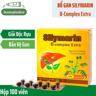 Viên uống bổ gan, giải độc gan silymarin b-complex extra- hộp 100 viên