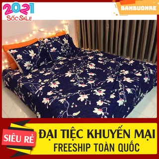 Chăn hè trần bông kèm ga gối và vỏ gối ôm m2/m4/m6/m8,set 5 món