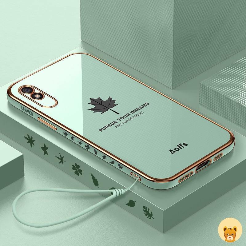 Ốp Điện Thoại Mềm Có Dây Đeo Sang Trọng Cho Redmi 9A